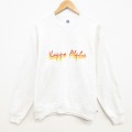 ラッセル 80s 長袖スウェット Kappa ホワイト L | 古着