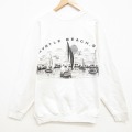 ラグランスウェット 80s ヨット ホワイト XL | 古着