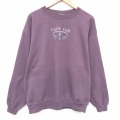 XL★古着 長袖 スウェット メンズ 90年代 90s ケープコッド クルーネック USA製 紫 25dec16