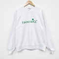 L★古着 ジャージーズ 長袖 スウェット メンズ 00年代 00s nerself クルーネック 白 25dec18