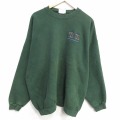 XL★古着 リー Lee 長袖 スウェット メンズ 90年代 90s uofu 大きいサイズ クルーネック USA製 緑 25dec17