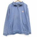 長袖ハーフジップスウェット デザートマウンテン ライトブルー XL | 古着