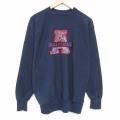 90s 長袖スウェット アリゾナ刺繍 ネイビー XL | 古着