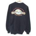 XL★古着 ジャージーズ 長袖 スウェット メンズ 90年代 90s アリゾナ クルーネック USA製 黒 25dec19