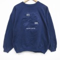 XL★古着 ヘインズ 長袖 ロック バンド スウェット メンズ 90年代 90s SAWYER BROWN クルーネック USA製 薄紺【spe】 25dec22