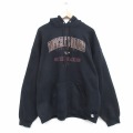 ラッセル 00s 長袖パーカー ボウリング ブラック XL | 古着