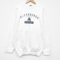 L★古着 長袖 スウェット メンズ 90年代 90s ピッツバーグパンサーズ クルーネック USA製 白 25dec23