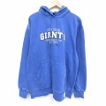 リーボック 長袖スウェットパーカー NFL ニューヨークジャイアンツ ブルー XL | 古着