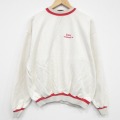 XL★古着 長袖 スウェット メンズ 90年代 90s XEROX クルーネック USA製 薄ベージュ他 25dec26