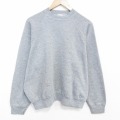 XL★古着 フルーツオブザルーム 長袖 スウェット メンズ 90年代 90s 無地 ラグラン クルーネック USA製 グレー 霜降り 26jan05