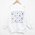 80s ラグランスウェット カントリー ホワイト XL | 古着