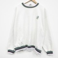 XL★古着 長袖 スウェット メンズ 90年代 90s AT&T 大きいサイズ クルーネック USA製 白 26jan07