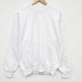 M★古着 ジャージーズ 長袖 スウェット メンズ 90年代 90s 無地 クルーネック USA製 白 26jan07