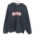 フルーツオブザルーム 00s 長袖スウェット ARVADA ブラック XL | 古着