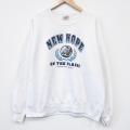 XL★古着 ジャージーズ 長袖 スウェット メンズ 90年代 90s パイソン 大きいサイズ クルーネック USA製 白 26feb02