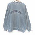 XL★古着 長袖 スウェット メンズ 90年代 90s HESSEL 大きいサイズ クルーネック USA製 薄緑 26feb02