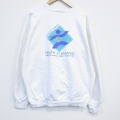 XL★古着 ヘインズ 長袖 スウェット メンズ 90年代 90s HEALTH クルーネック 白 26feb04