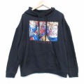 XL★古着 長袖 スウェット パーカー メンズ アニメ ドラゴンボールZ 大きいサイズ ブラック 26jun18