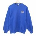 M★古着 Crazy Shirts 長袖 スウェット メンズ 90年代 90s サンフランシスコ クルーネック USA製 赤 26feb27
