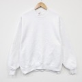 M★古着 ジャージーズ 長袖 スウェット メンズ 90年代 90s 無地 クルーネック USA製 白 26feb28