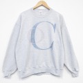 XL★古着 ジャージーズ 長袖 スウェット メンズ 90年代 90s C クルーネック USA製 グレー 霜降り 26jun18