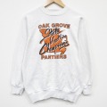 L★古着 長袖 スウェット メンズ 80年代 80s OAK ラグラン クルーネック USA製 白 26mar03