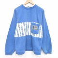 M★古着 ガッチャ 長袖 スウェット メンズ 90年代 90s クルーネック 水色【spe】 26mar02