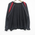 XL★古着 タウンクラフト 長袖 スウェット メンズ 90年代 90s 大きいサイズ ラグラン クルーネック 濃紺他 26mar03