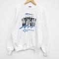 XL★古着 長袖 スウェット メンズ 90年代 90s ARENA 大きいサイズ クルーネック USA製 白 26mar09