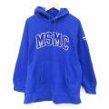MVスポーツ 長袖スウェットパーカー MSMC ブルー XL | 古着