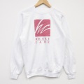 M★古着 ヘインズ 長袖 スウェット メンズ 80年代 80s ハートケア ラグラン クルーネック USA製 白 26mar21