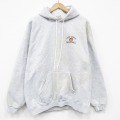 リー 00s パーカー バスケットボール グレー XL | 古着