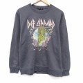 DEF LEPPARD スウェット グレー M | 古着