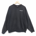 XL★古着 フルーツオブザルーム 長袖 スウェット メンズ 90年代 90s Dreamhire 大きいサイズ クルーネック USA製 黒 26apr01