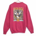 XL★古着 フルーツオブザルーム 長袖 スウェット メンズ 90年代 90s シカ クルーネック エンジ 26apr06