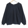 XL★古着 TULTEX 長袖 スウェット メンズ 80年代 80s 無地 クルーネック USA製 黒 26apr06