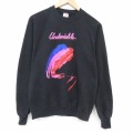 M★古着 長袖 ジャージーズ スウェット メンズ 80年代 80s Undeniable ラグラン クルーネック USA製 黒【spe】 26apr06