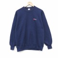 L★古着 ジャージーズ 長袖 スウェット メンズ 90年代 90s オハイオ クルーネック USA製 紺 26apr07