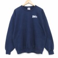 XL★古着 ジャージーズ 長袖 スウェット メンズ 90年代 90s HNB クルーネック USA製 紺 26apr13