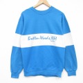 M★古着 長袖 スウェット メンズ 80年代 80s Bretton クルーネック 水色他 26apr13