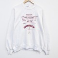 L★古着 長袖 スウェット メンズ 90年代 90s スーパーナース ラグラン クルーネック USA製 白 26apr22
