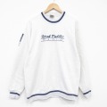 L★古着 オニータ ONEITA 長袖 スウェット メンズ 90年代 90s ユタ クルーネック USA製 薄グレー 霜降り 26apr22
