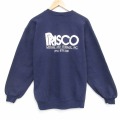 L★古着 ジャージーズ 長袖 スウェット メンズ 90年代 90s PRISCO クルーネック USA製 紺 26apr23