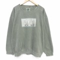 XL★古着 長袖 スウェット メンズ 00年代 00s ヨット 大きいサイズ クルーネック 薄緑 26apr24