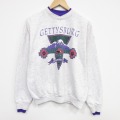 L★古着 長袖 スウェット メンズ 90年代 90s ゲティスバーグ クルーネック USA製 薄グレー 霜降り 26apr24