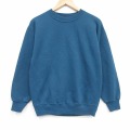SIGNAL 90s 長袖スウェット 無地 グリーン M | 古着