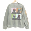 90s 長袖スウェット ノートリアスBIG ライトグリーン L | 古着