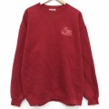 XL★古着 長袖 スウェット メンズ 90年代 90s  WATER SAFARI クルーネック USA製 エンジ 26may02