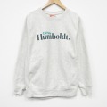M★古着 MVスポーツ 長袖 スウェット メンズ 00年代 00s Humboldt リバースタイプ クルーネック 薄グレー 霜降り 26may02