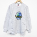 リー 長袖スウェット 霜降り グレー L | 古着
